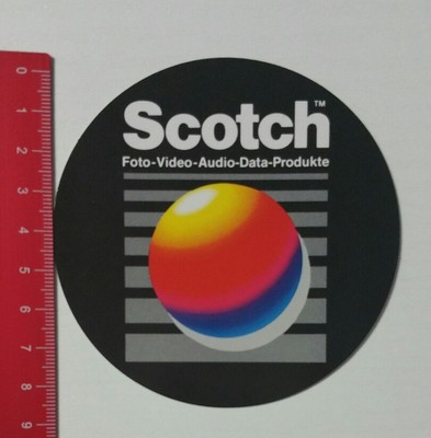 Aufkleber/Sticker: Scotch Foto-Video-Audio-Data-Produkte (15021764)