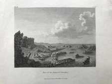 1799 Antique Print; Ruins of Canopus, Egypt