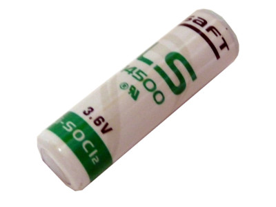 2er Set Saft 14500 AA 3,6V Li-SOCl2 Batterie 3,6V Made in France