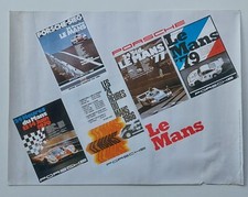 Porsche Le Mans 1980 Original Press Vintage Poster