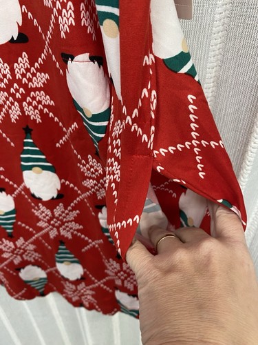 Pack Of 2 Women's Gnome Snowflake Red Sleep Shirt POCKETS Size 2X/3X NWT - 第 8/12 張圖片