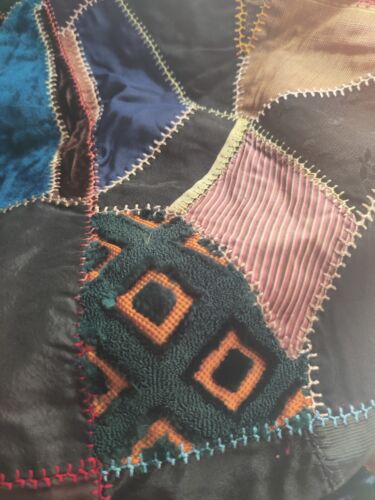 Trapunta pazza patchwork epoca vittoriana - Foto 14 di 18