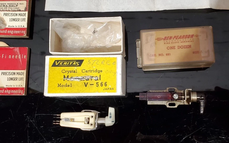 Lote De Colección Cartuchos Tocadiscos Agujas Accesorios 78 RPM, etc. Sin probar Foto 3 de 4