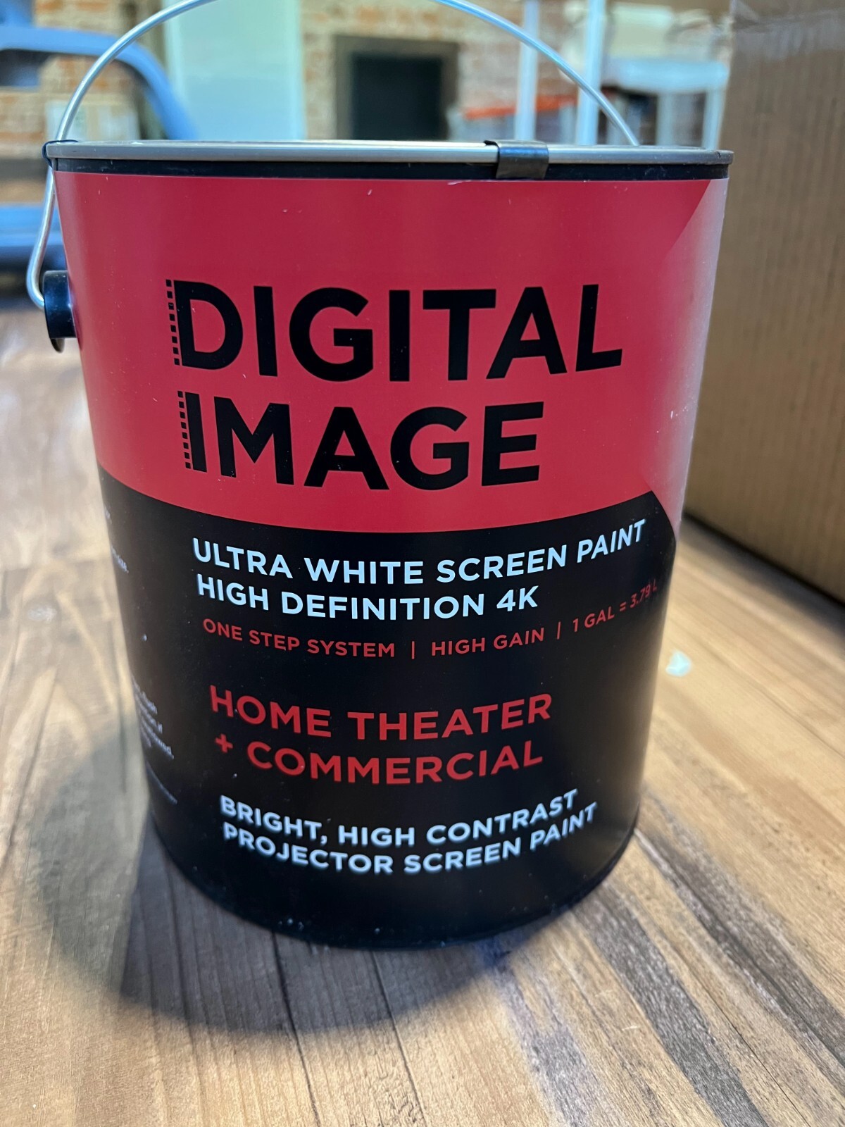 1 Gallon Digital Image Ultra White Screen Paint High Definition 4K eBay