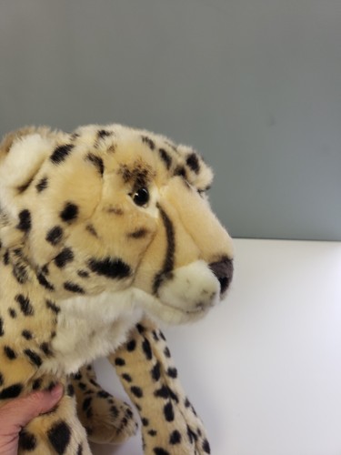 Leopard 22" Plush Laying Realistic Stuffed Animal FAQ - Picture 7 of 12