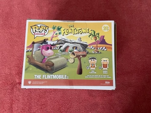 Funko Pop! Rides #28 The Flintstones FLINTMOBILE with DINO-See Below WITH SP BOX - Picture 2 of 8