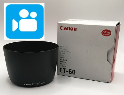  VIDEO  Unused  Canon ET-60 ET 60 hood shade for EOS EF  EF-S From JAPAN