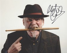 THE PRETENDERS DRUMMER MARTIN CHAMBERS SIGNED 8X10 PHOTO C W/COA GREATEST HITS
