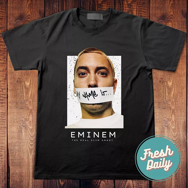 Eminem T Shirt Slim Shady Shirt 90s Vintage Rap Hip Hop Tee Music Merch T- Shirt | eBay