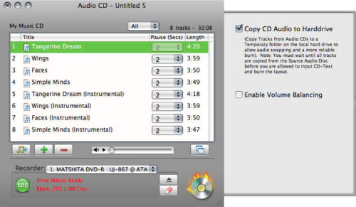 NTI Dragon Burn 4.5, CD and DVD Multi-burn Solution for Mac (DOWNLOAD) - Picture 5 of 6