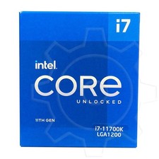Intel Core i7-11700K Processor (5 GHz, 8 Cores, Socket FCLGA1200) Box  -...