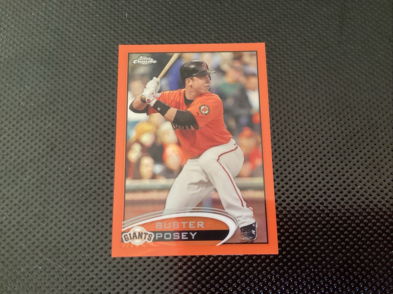 2012 Topps Chrome Buster Posey #24 Orange Refractors San Francisco Giants⚾️📈🔥