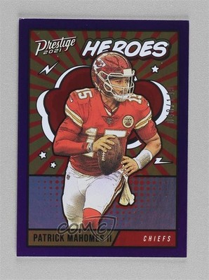 2021 Panini Prestige Heroes Xtra Points Purple 48/149 Patrick Mahomes II 1s4u