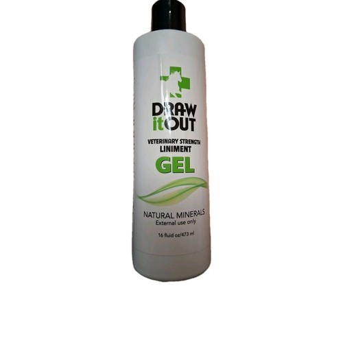 Liniment Gel - Draw It Out - Odorless/colorless pain relief - Pain 16 Ounce - Picture 1 of 3
