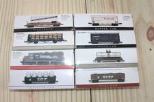 Lot of 8 Southern Pacific Miniature Train Cars Locomotive Readers Digest Promo