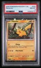 Pokémon TCG 2025 Holiday Calendar Snowflake Stamped Pikachu #25 PSA 8
