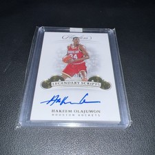 2018-19 Panini Flawless Legendary Scripts Hakeem Olajuwon #LS-HOW Gold /10 (AU)
