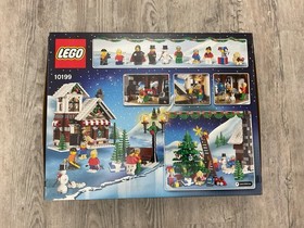LEGO 10199 Winter Toy Shop Christmas Tree Snowman Light Brick Mini Figures Cat