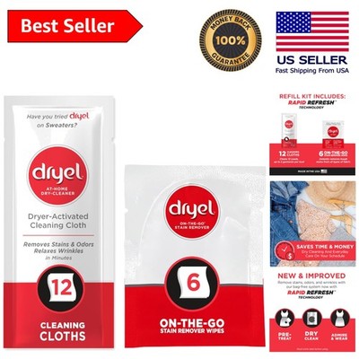Gentle Laundry Care Refill - Quick Dry Cleaning for 12 Loads of Delicate Fabrics