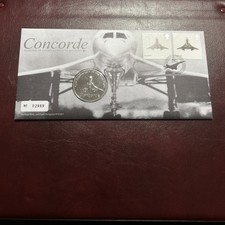 GB QE11 2009 CONCORDE ROYAL MAIL COIN COVER