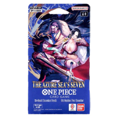 One Piece The Azure Sea s Seven OP-14 Sleeved Booster   EN