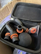 Sharper Image Massage Gun Carry Case + 5 ReplacementHeads Only - No Device