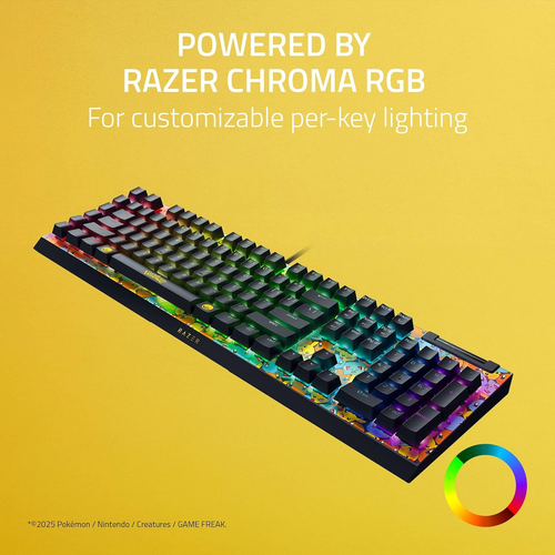 Razer BlackWidow V4 X Mechanical Gaming Keyboard: Green Switches Tactile & Click - Afbeelding 5 van 10