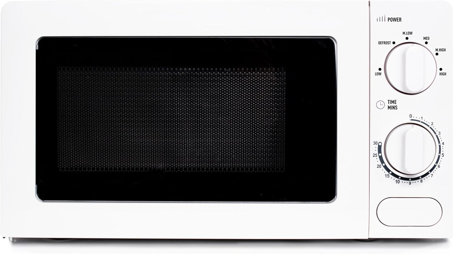 Haden 17l Microwave Oven - 700W Microwave, 6 Power Levels, 30 min Timer - Easy
