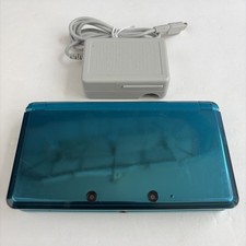 Nintendo 3DS Handheld Video Game Console Blue CTR-001 (USA) W Charger US Model