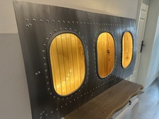 Flugzeug-Regal Airline, Wie Airbus, Wandregal Weinregal 115 x 14x 60cm Handmade