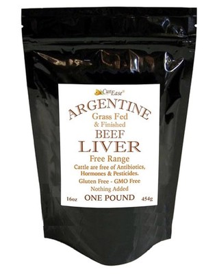 CurEase Argentine Grass Feed Beef Liver Powder Undefatted