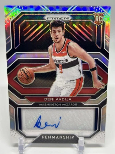 2020-21 Panini Prizm #RP-DAV Deni Avdija Rookie Penmanship Auto RC Blazers