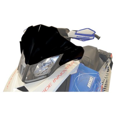 Powermadd Cobra Windshield-12in.-Black for 2008-2010 Ski-Doo MX Z 600 Adrenaline