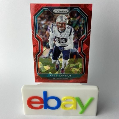 2020 Prizm Football Kyle Van Noy No.16 Prizm Red Cracked Ice