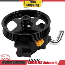Power Steering Pump W Pulley For Ford F-150 F-250 Expedition Mercury 36-817129