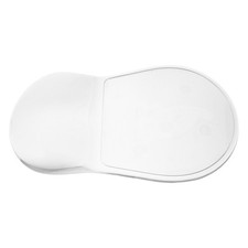 Ergonomic Mouse Pad: Non- with Gel Wrist Guard Transparent