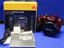 Kodak Pixpro AZ425 20.0MP 42X Zoom Digital Camera Red with Box, Manuals, Charger