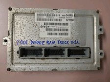 2001 DODGE RAM 1500 TRUCK 5.2L AUTO ENGINE CO...