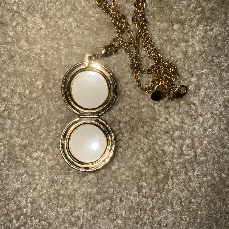 Kirks Folly Seaview Moondream Necklace-Locket  Aurora B Golden Expect Miracles - Image 2 of 4