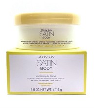 MARY KAY SATIN BODY FRESH WATERLILY WHIPPED SHEA CREME LOTION LIMITED EDITION 
