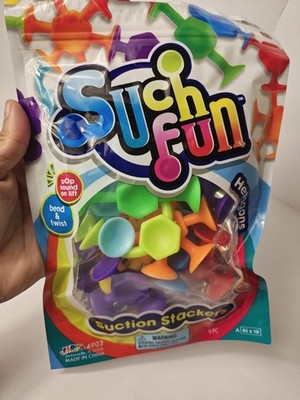 Pack of 18 Pieces: Such Fun Suction Cup Stackers Learning Toy 3C  