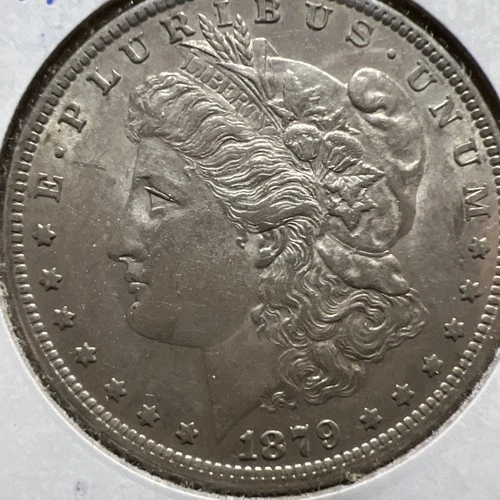 1879 O Morgan Silver Dollar $1 AU +