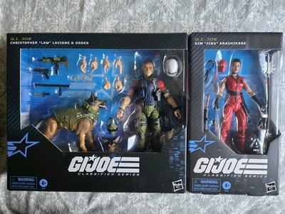 Hasbro G.I. Joe Classified Series Law & Order + Kim ''Jinx'' Arashikage