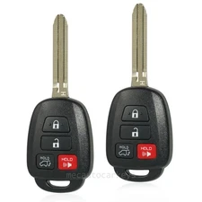 2 For Toyota RAV4 Remote Car Key Fob 2013 2014 2015 2016 2017 2018 GQ4-52T