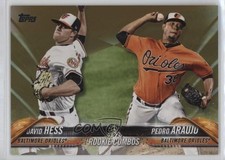 2018 Topps Update Rookie Combos Gold 1006/2018 David Hess Pedro Araujo #US29 1g5
