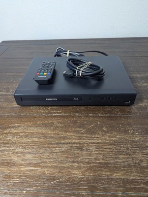 Philips BDP1502/F7 HDMI USB Blu-Ray DVD Player with Remote TESTED & Working 