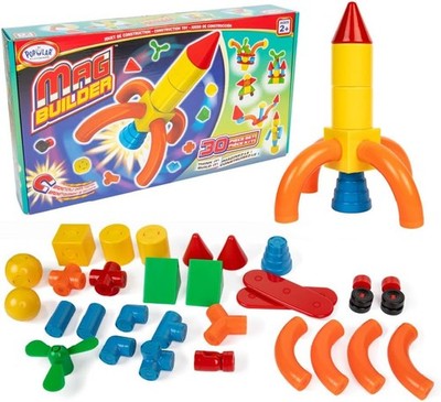 Mag Builder Building Set Magnetic Connecting Toy for Kids Imagination and
