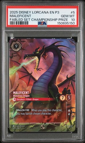 Maleficent - Monstrous Dragon graded PSA 10 for sale on eBay
