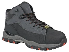 HOSS Men's Chaser Composite Toe ESD Non-Metallic Work Shoe Grey Leather - 53010,