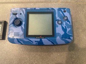 Neo Geo Pocket Color Blue Camouflage Camo Coloring with Match of the Millennium 